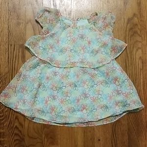 DKNY girls frilly shirt